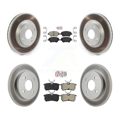 Kit de rotor de frein avec revêtement de plaquettes semi-métalliques avant et arrière, pour Ford Fiesta S 2014 – 2019