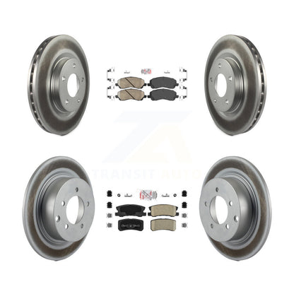 Kit de Rotor de frein enduit de plaquettes en céramique avant et arrière, pour Jeep Mitsubishi Patriot Lance