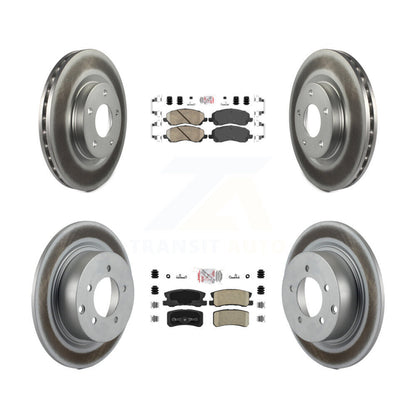Kit de Rotor de frein enduit de plaquettes en céramique avant et arrière, pour Jeep Mitsubishi Patriot Lance