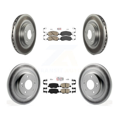 Kit de Rotor de frein enduit de plaquettes en céramique avant et arrière, pour Mitsubishi RVR Outlander Spor