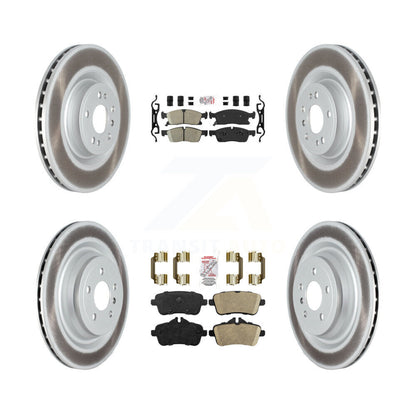 Kit de Rotor de frein à disque enduit de tampons en céramique avant et arrière, pour Mercedes-Benz GL350 GL45