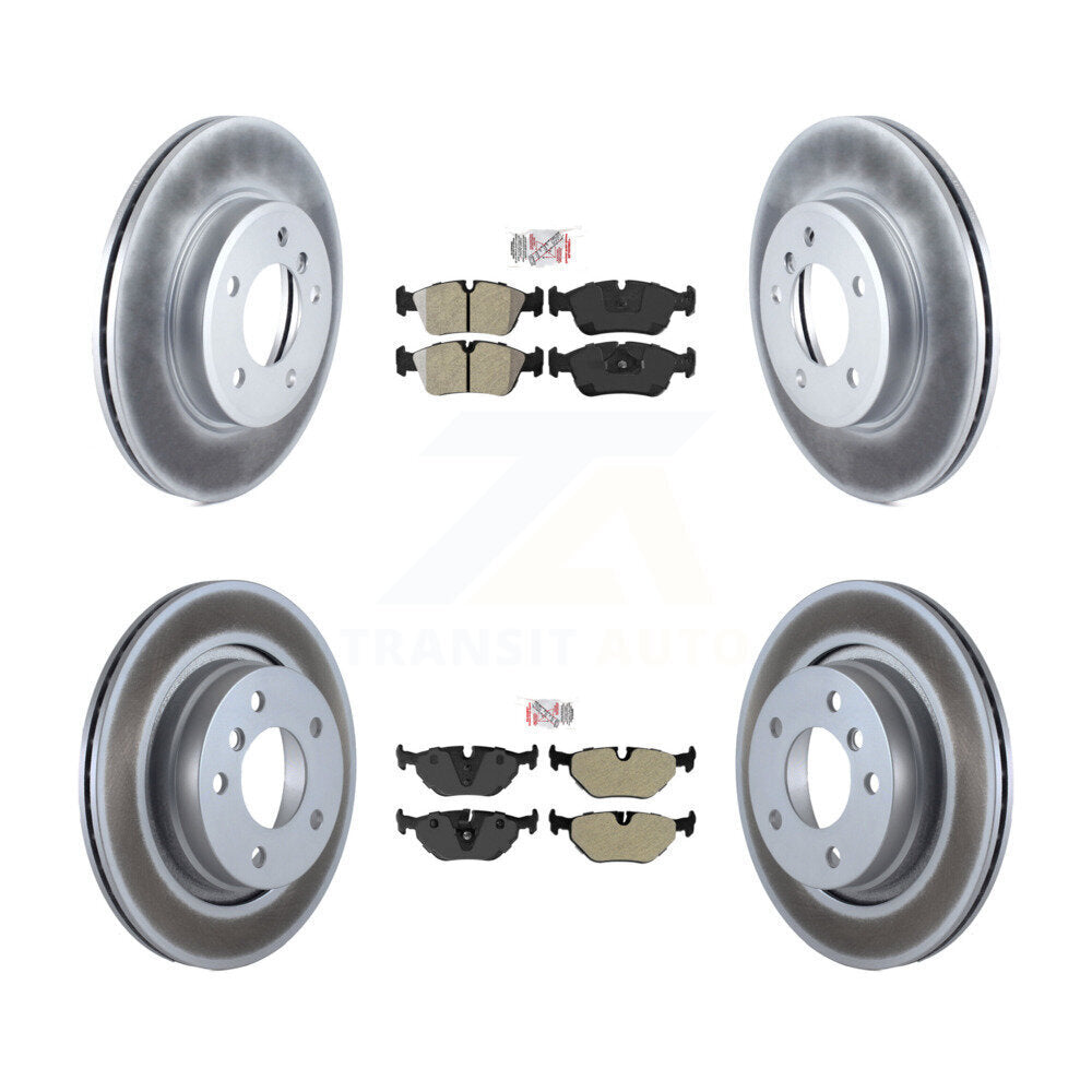 Kit de rotors de frein à revêtement semi-métallique avant et arrière, pour BMW 325i 325Ci 328i 323C