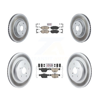Kit de Rotor de frein à disque enduit de tampons en céramique avant et arrière, pour Subaru Outback WRX Legac