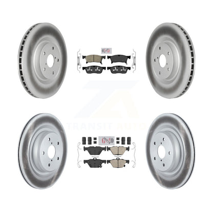 Kit de plaquettes de frein en céramique avant et arrière et Rotor de frein à disque revêtu pour Subaru Ascen 2019 – 2024