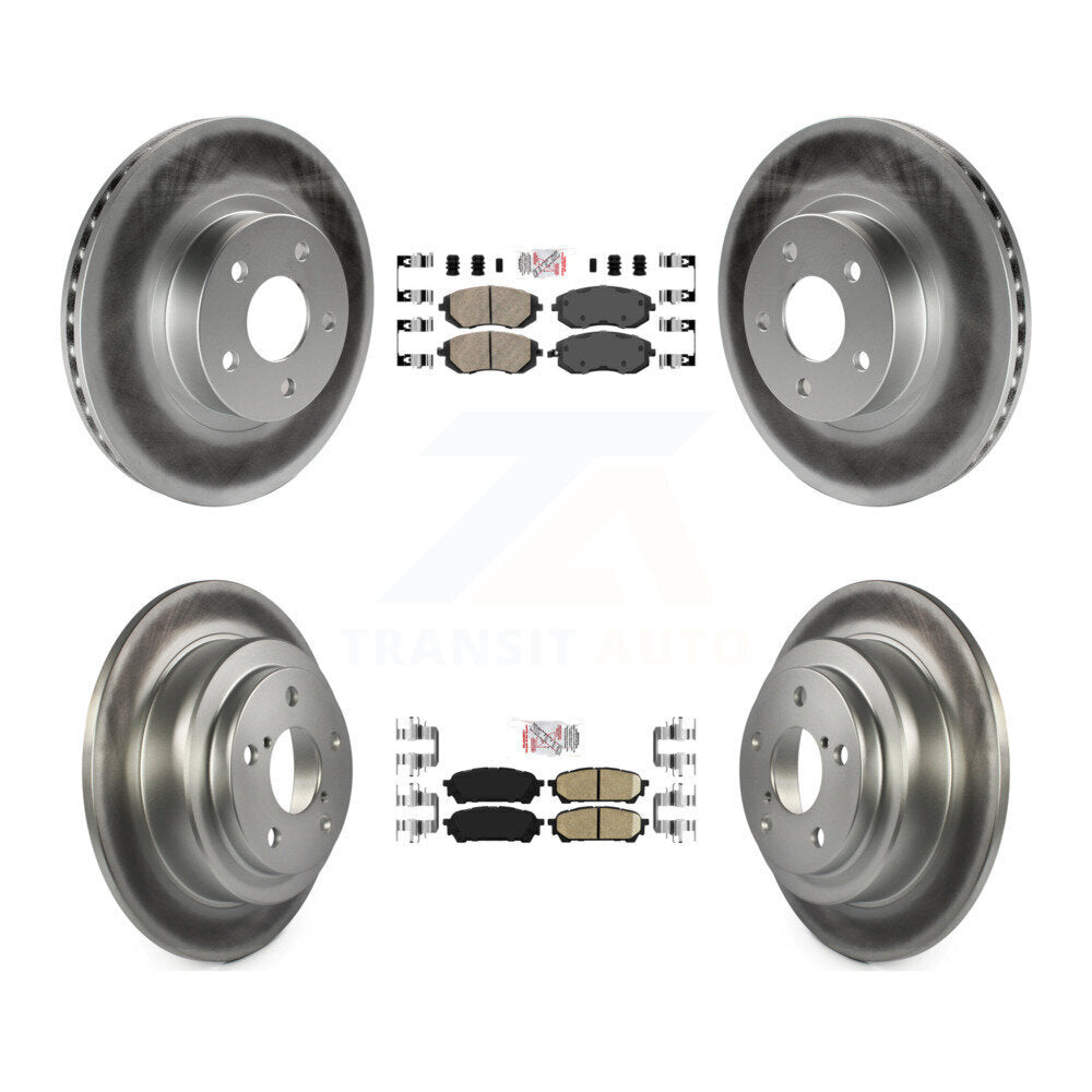 Kit de rotors de frein à disque recouverts de tampons en céramique avant et arrière, pour Subaru Impreza Saab 9-2