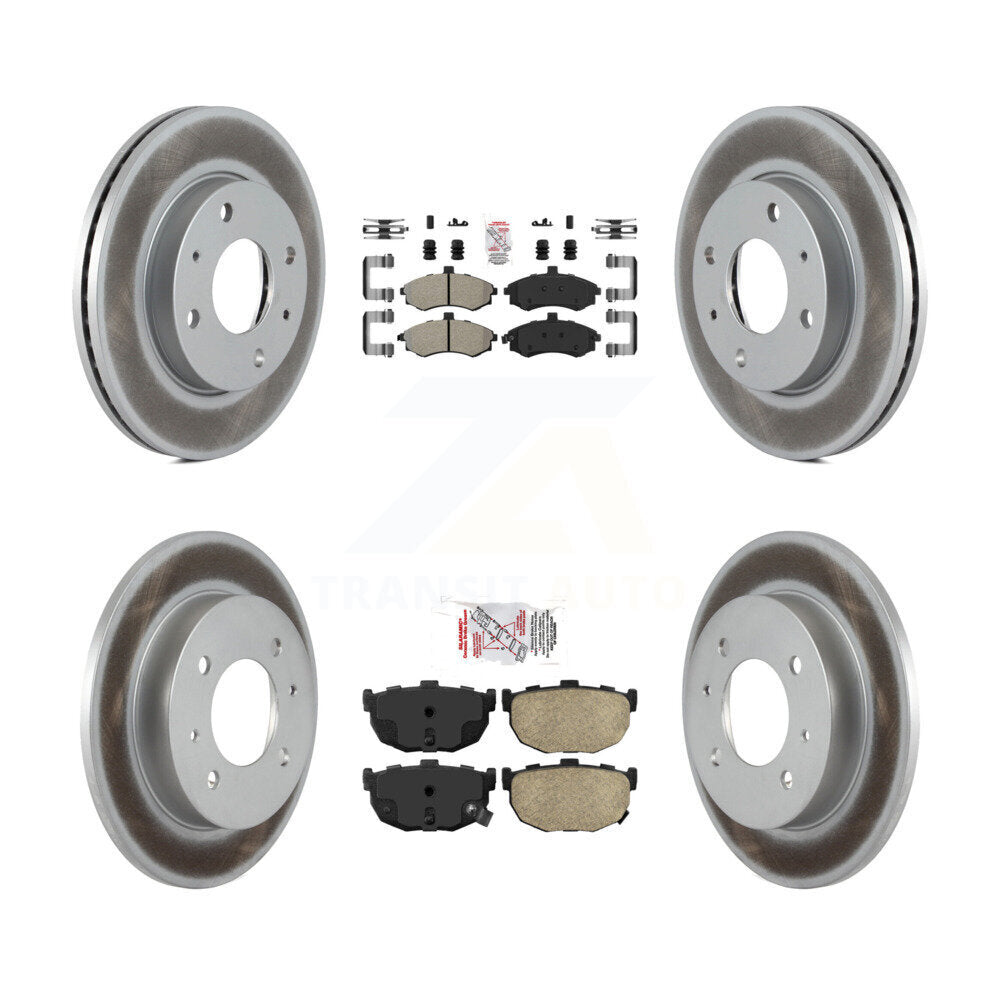 Kit de rotors de frein avant et arrière semi-métalliques avec revêtement en céramique, pour Hyundai Elantr