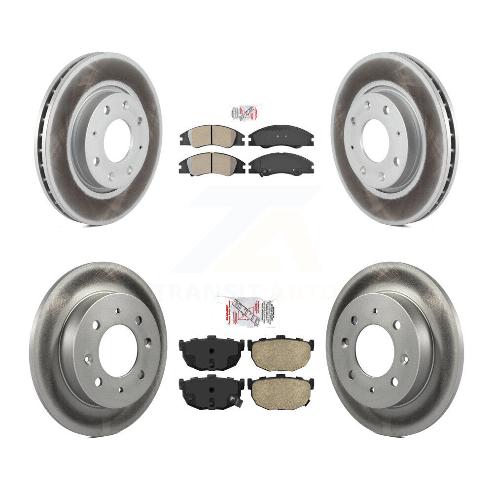 Kit de Rotor de frein à disque avec revêtement en céramique, semi-métallique avant et arrière, pour Kia Spectr