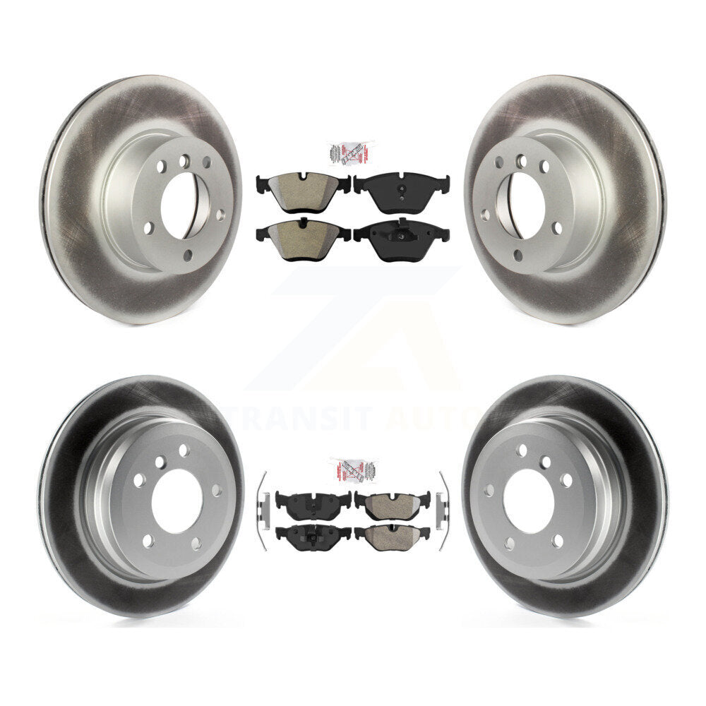 Kit de Rotor de frein à revêtement de plaquettes semi-métalliques avant et arrière, pour BMW 328i xDrive X1 328x