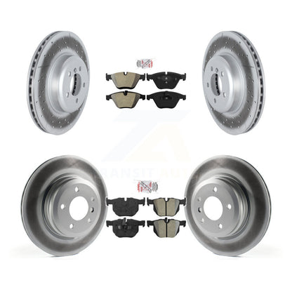 Kit de Rotor de frein à revêtement de plaquettes semi-métalliques avant et arrière, pour BMW 335i Cabriolet/Coupé