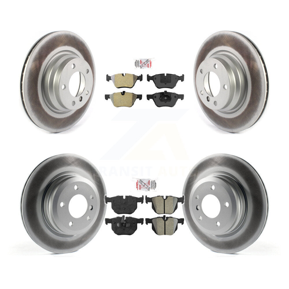 Kit de Rotor de frein à disque avec revêtement de tampons semi-métalliques avant et arrière, pour BMW 330i 330x 2006