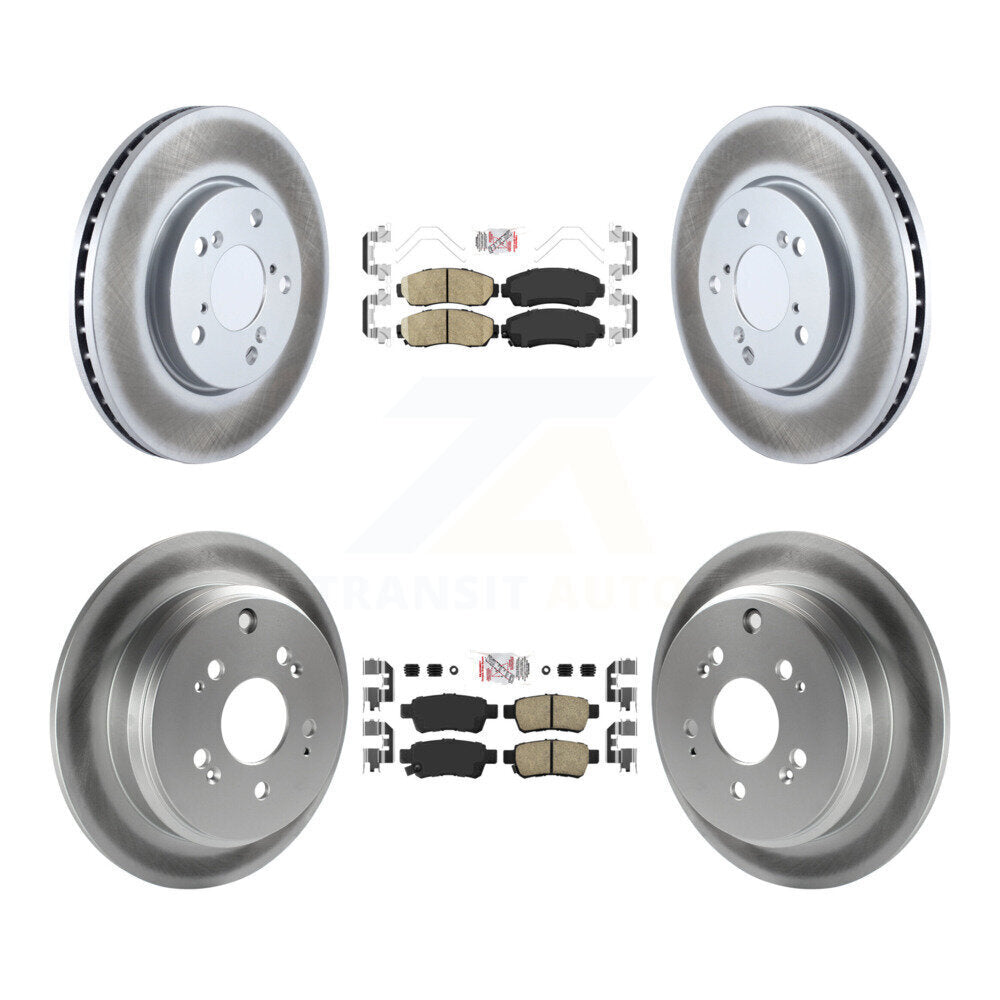 Kit de rotors de frein à disque avant et arrière en céramique, pour Honda Odysse 2005 – 2010