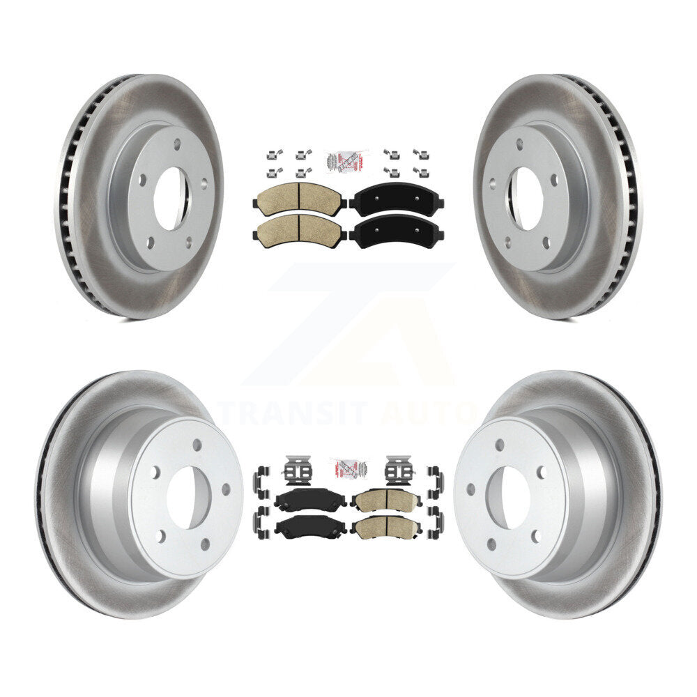 Kit de Rotor de frein enduit de plaquettes en céramique avant et arrière, pour Chevrolet GMC Blazer S10 Jimm