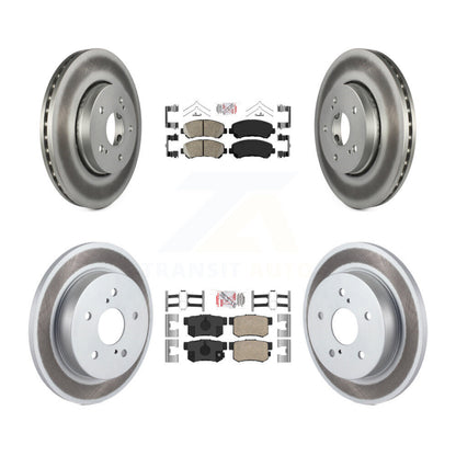 Kit de rotors de frein à disque recouverts de plaquettes en céramique avant et arrière, pour Suzuki Kizash 2010 – 2013