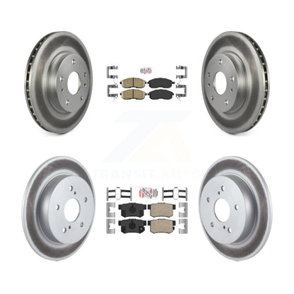 Kit de plaquettes en céramique avant et arrière et disques de frein enduits pour Suzuki SX4 Crossove