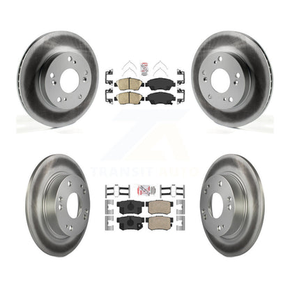 Kit de rotors de frein à disque recouverts de plaquettes en céramique avant et arrière, pour Acura ILX 2013 2015 1.5