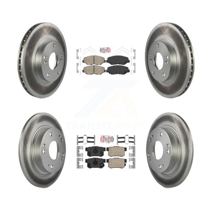 Kit de rotors de frein à disque recouverts de plaquettes en céramique avant et arrière, pour Acura ILX 2014 2015 2.0