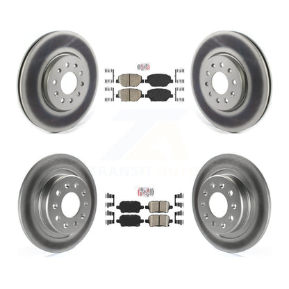 Kit de rotors de frein enduits de plaquettes en céramique avant et arrière, pour Chevrolet Equinox GMC Terrai
