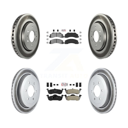Kit de rotors de frein à revêtement semi-métallique avant et arrière, pour Ford Expedition Lincol