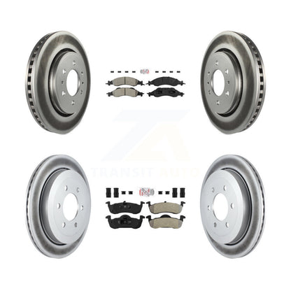 Kit de rotors de frein à revêtement semi-métallique avant et arrière, pour Ford Expedition Lincol