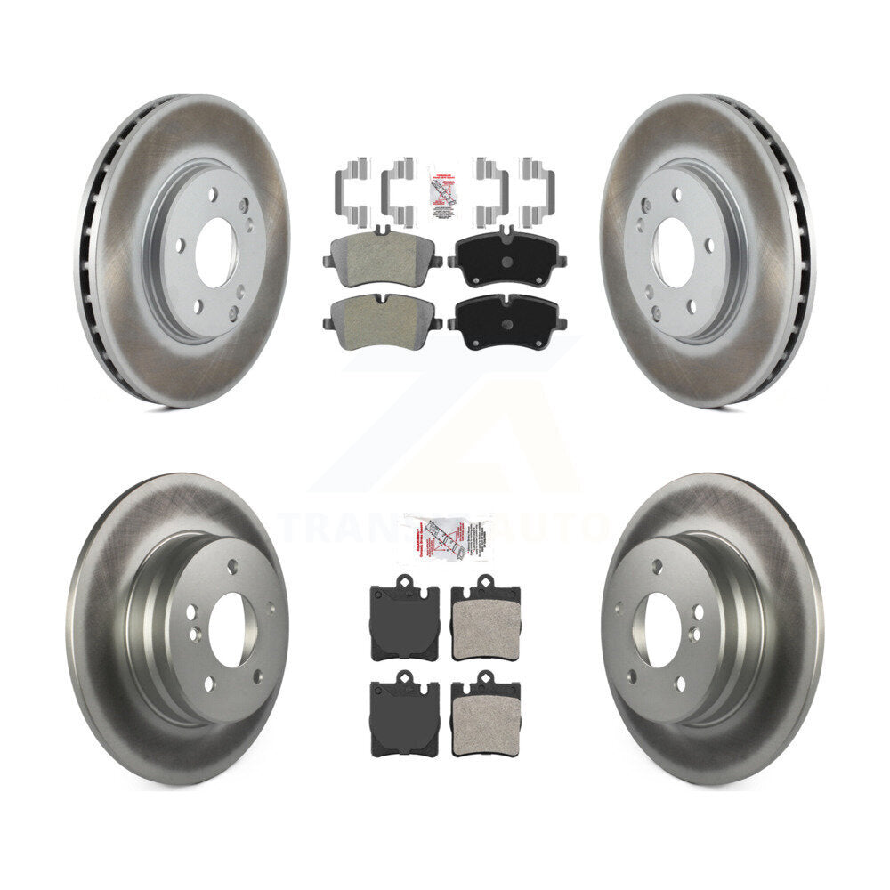 Kit de rotors de frein à revêtement semi-métallique avant et arrière, pour Mercedes-Benz C280 C24
