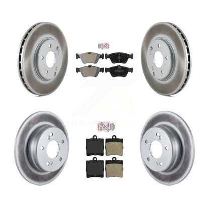Kit de rotors de frein à revêtement semi-métallique avant et arrière pour Mercedes-Benz SLK32 2001