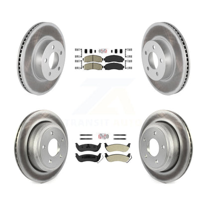 Kit de rotors de frein à revêtement semi-métallique avant et arrière en céramique, pour Ford Ranger Mazd