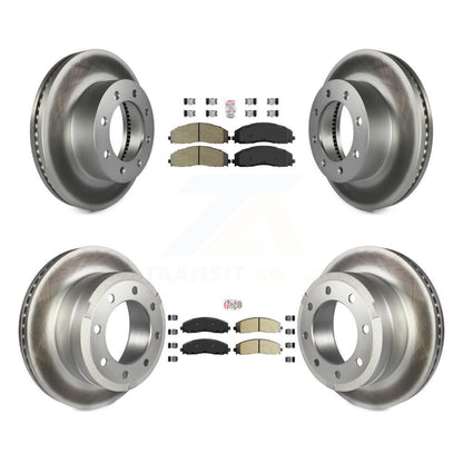 Kit de rotors de frein à revêtement semi-métallique avant et arrière, pour Ford F-250 Super Duty 4W