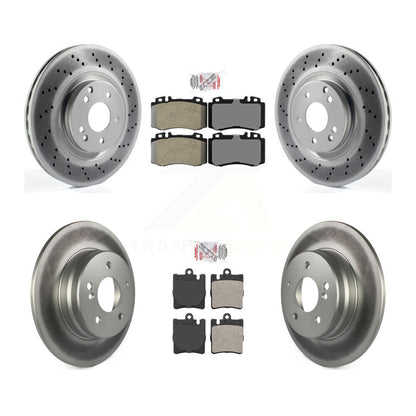 Kit de rotors de frein à revêtement semi-métallique avant et arrière, pour Mercedes-Benz C230 SLK35