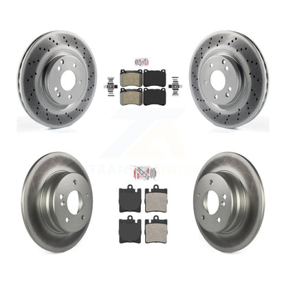 Kit de rotors de frein à revêtement semi-métallique avant et arrière, pour Mercedes-Benz C230 SLK35
