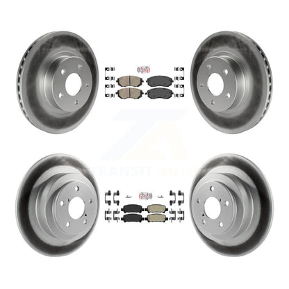 Kit de Rotor de frein à disque, revêtement de protection semi-métallique avant et arrière en céramique pour Subaru Legac