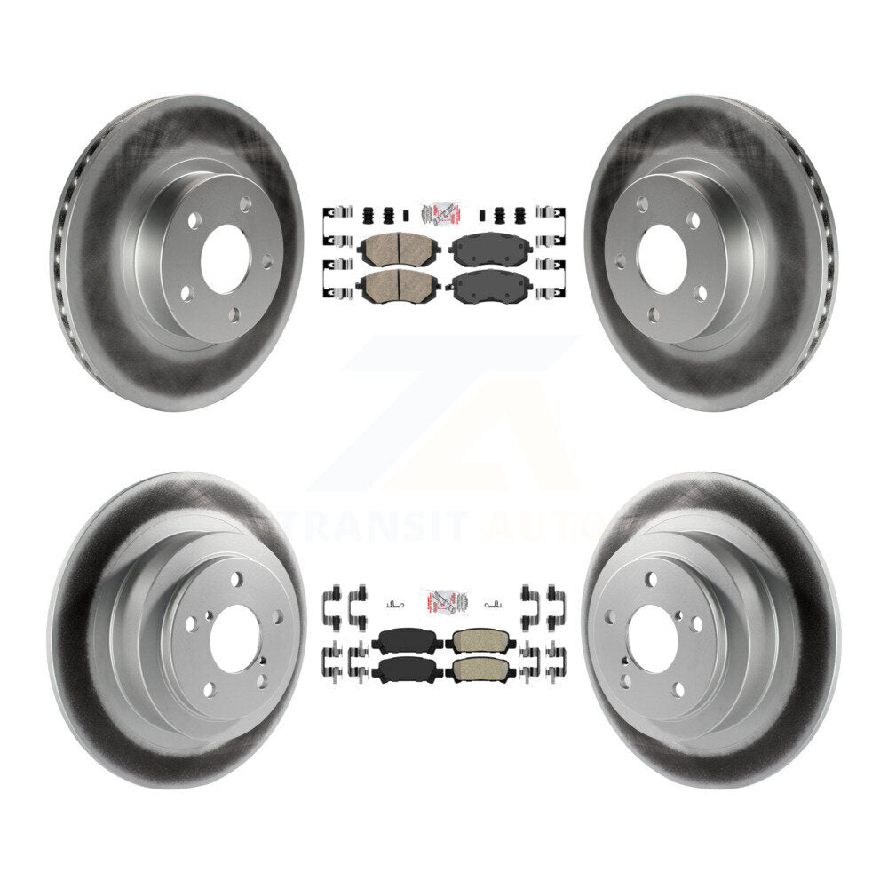 Kit de Rotor de frein à disque, revêtement de protection semi-métallique avant et arrière en céramique pour Subaru Legac