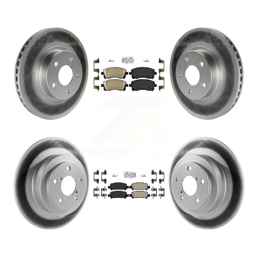 Kit de Rotor de frein à disque, revêtement de protection semi-métallique avant et arrière en céramique pour Subaru Legac