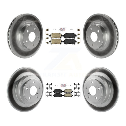 Kit de Rotor de frein à disque, revêtement de protection semi-métallique avant et arrière en céramique pour Subaru Legac