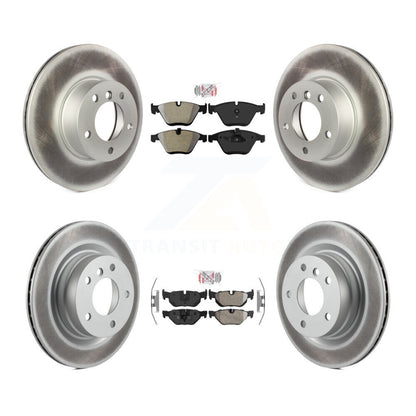 Kit de plaquettes semi-métalliques avant et arrière et disques de frein à disque revêtus pour BMW 328i