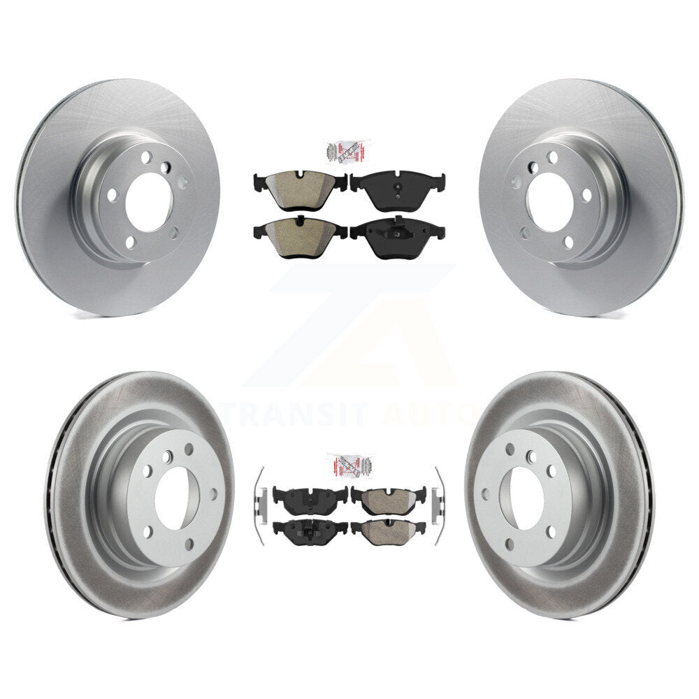 Kit de Rotor de frein à revêtement de plaquettes semi-métalliques avant et arrière, pour BMW 328i coupé avec 3.0