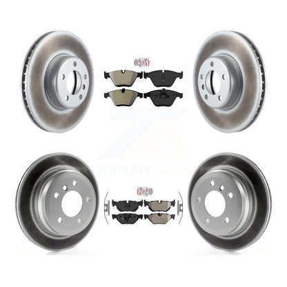 Kit de plaquettes semi-métalliques avant et arrière et disques de frein à disque revêtus pour BMW 328i