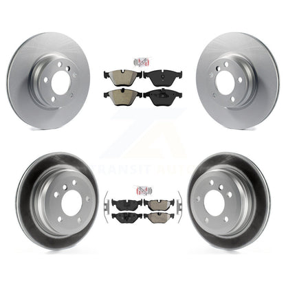 Kit de plaquettes semi-métalliques avant et arrière et disques de frein à disque revêtus pour BMW 328i