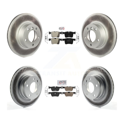 Kit de plaquettes semi-métalliques avant et arrière et disques de frein à disque revêtus pour BMW 320i 328