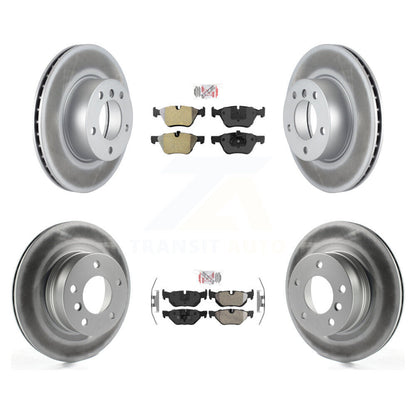 Kit de rotors de frein à disque avec revêtement de plaquettes semi-métalliques avant et arrière pour BMW 128 de 2008 à 2013
