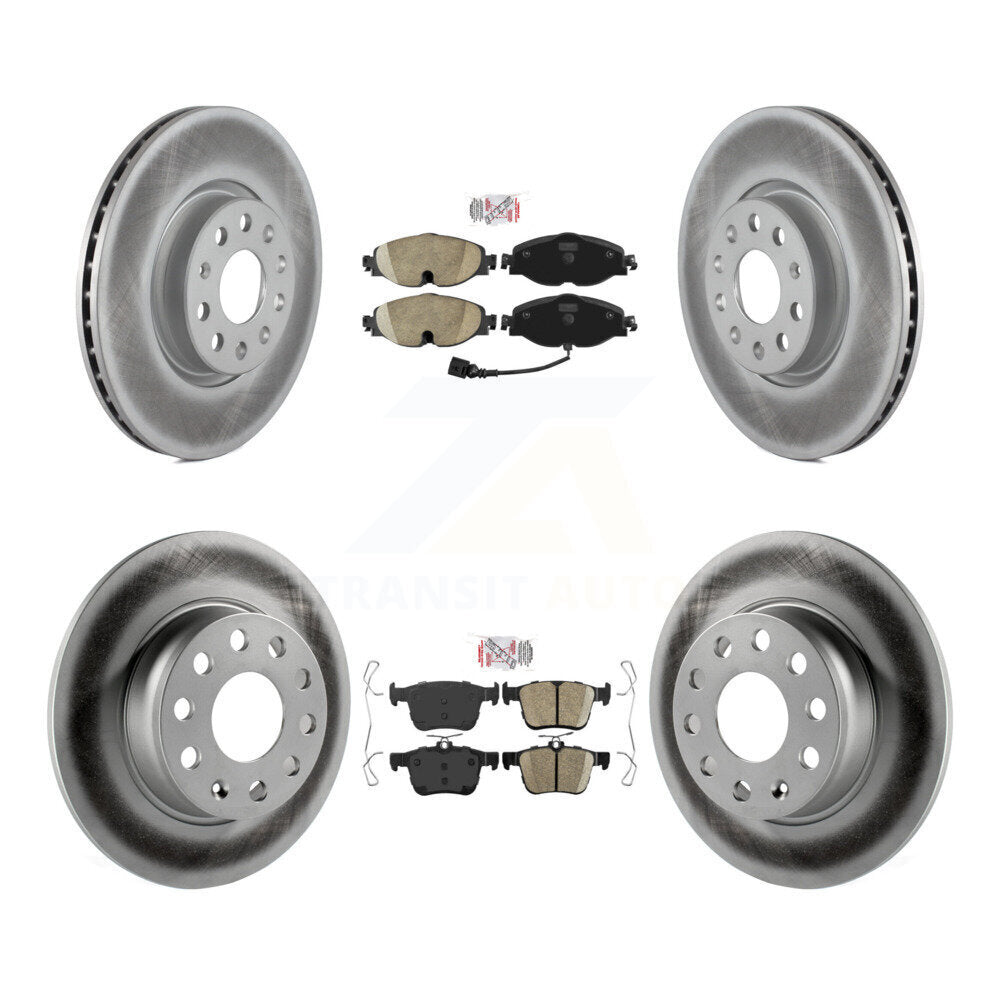 Kit de rotors de frein à revêtement en céramique avant et arrière, pour Volkswagen Taos Audi A3 Quattr