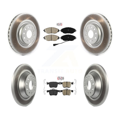 Kit de rotors de frein à revêtement de plaquettes en céramique avant et arrière, pour Volkswagen Jetta 2019 2021 2.0