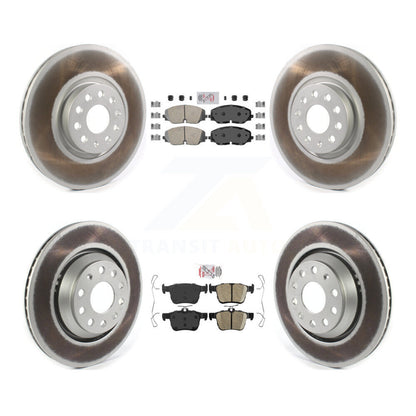 Kit de plaquettes en céramique avant et arrière et Rotor de frein revêtu, pour Volkswagen Atlas Cross Spor