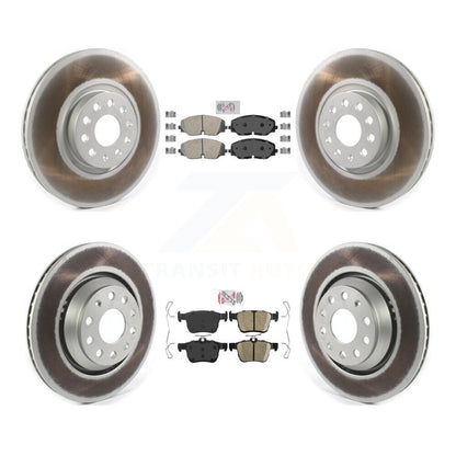 Kit de plaquettes en céramique avant et arrière et Rotor de frein revêtu, pour Volkswagen Atlas Cross Spor