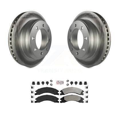 Kit de plaquettes semi-métalliques de Rotor de frein à disque de manteau arrière pour Ford E-350 Super Duty E-25