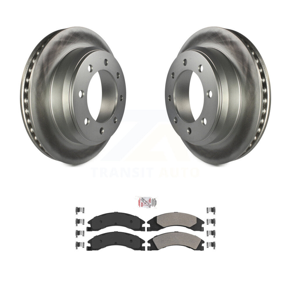 Kit de plaquettes semi-métalliques de Rotor de frein à disque de manteau arrière pour Ford E-350 Super Duty E-25