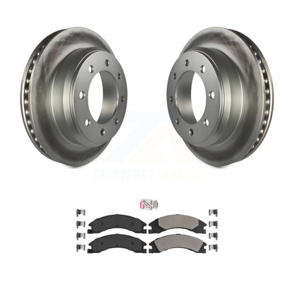 Kit de plaquettes semi-métalliques de Rotor de frein à disque de manteau arrière pour Ford E-350 Super Duty E-25
