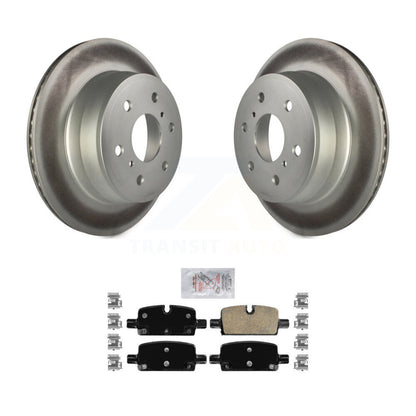 Kit de rotors de frein à disque à revêtement arrière et de plaquettes en céramique pour GMC Sierra 1500