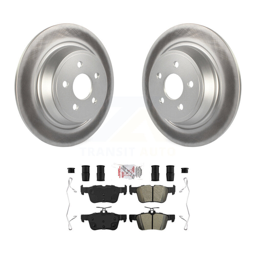 Kit de plaquettes semi-métalliques de Rotor de frein de manteau arrière pour Ford Edge Fusion Lincoln MKX MK