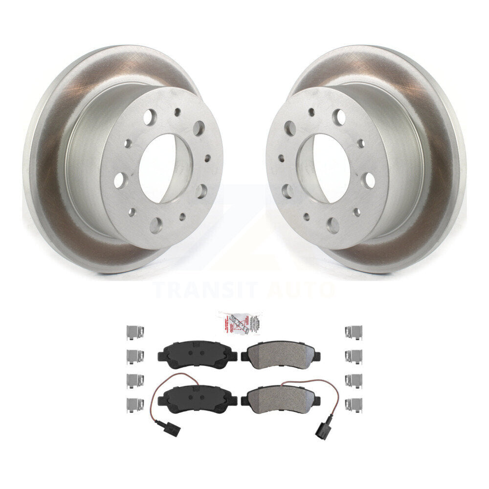 Kit de rotor de frein arrière et de plaquettes semi-métalliques pour Ram ProMaster 2500 3500 150