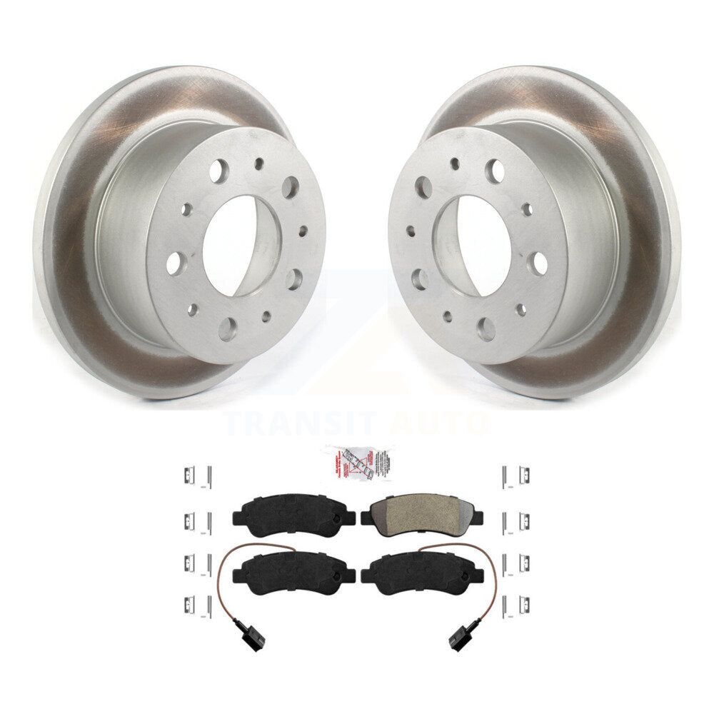 Kit de rotor de frein arrière et de plaquettes semi-métalliques pour Ram ProMaster 2500 3500 150